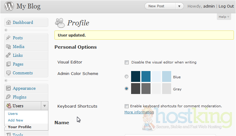 Change Password In Wordpress