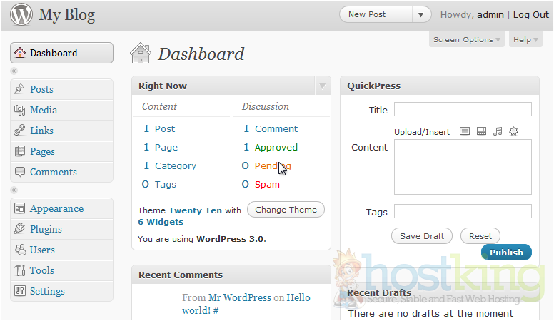 Log Into Wordpress